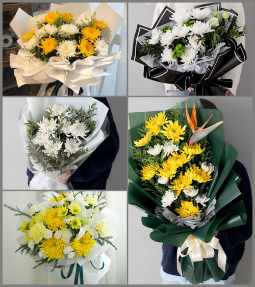 河北秦皇岛海港区北港镇西连峪村白事花束代送
